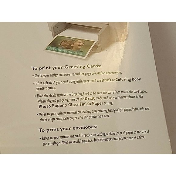 Invent It! Greeting Cards  Gloss Finish Ink Jet 02254-0 10 Cards/ 10 Envelopes - Picture 4 of 8